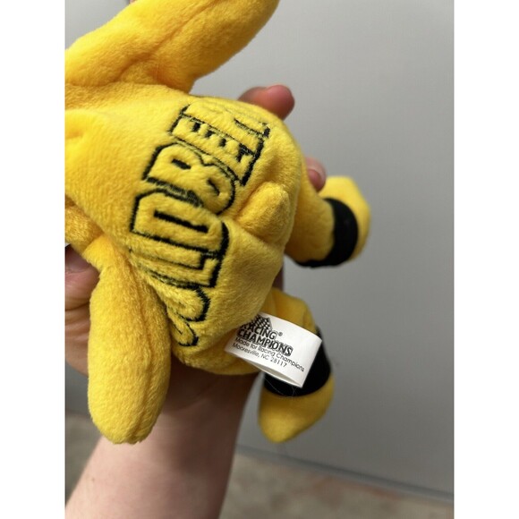 World Championship Wrestling GOLDBERG YOU'RE NEXT beanbag plush Yellow Bear MINT - Picture 3 of 5
